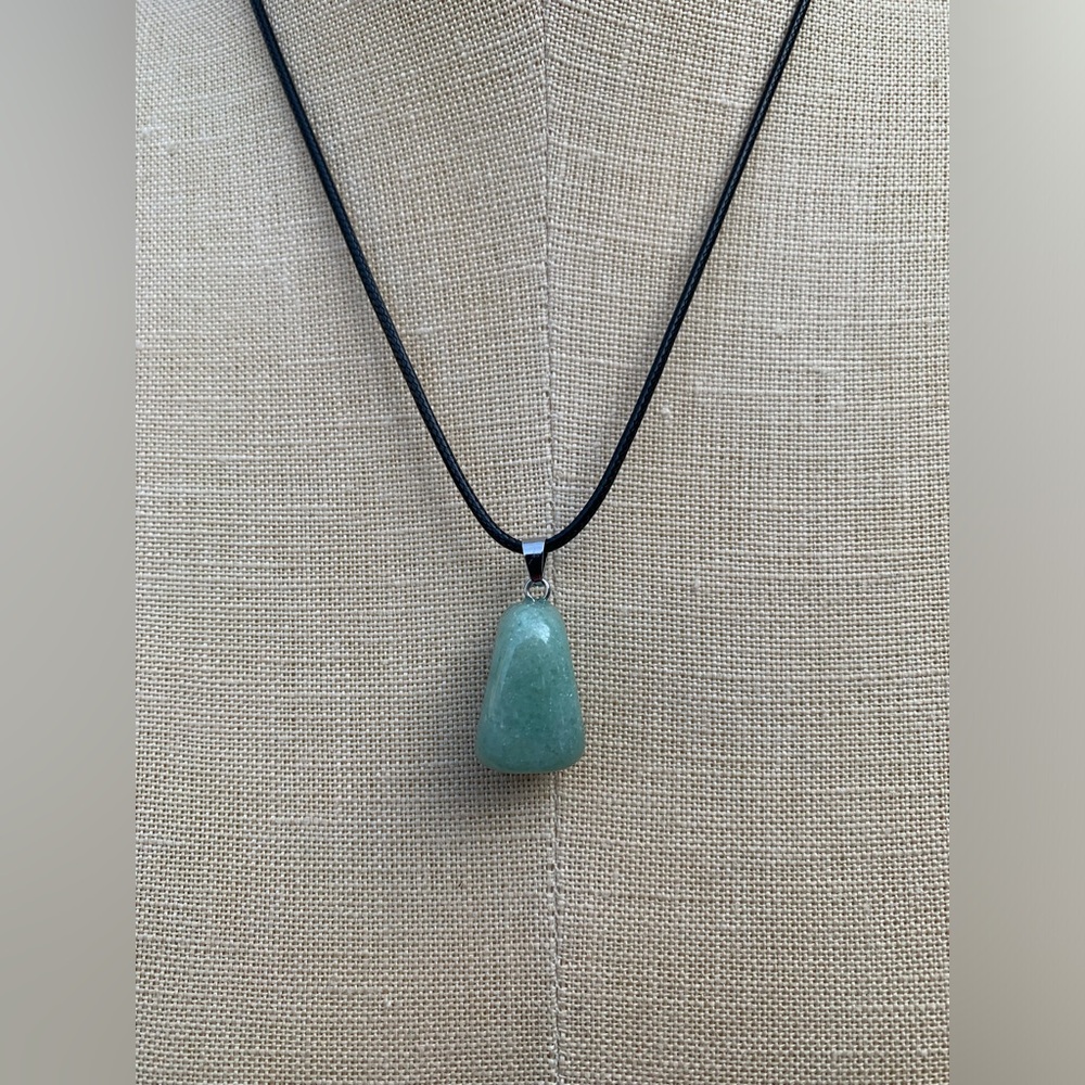 Handmade Genuine Stone Chunk Amulet Necklace - Picture 3 of 15